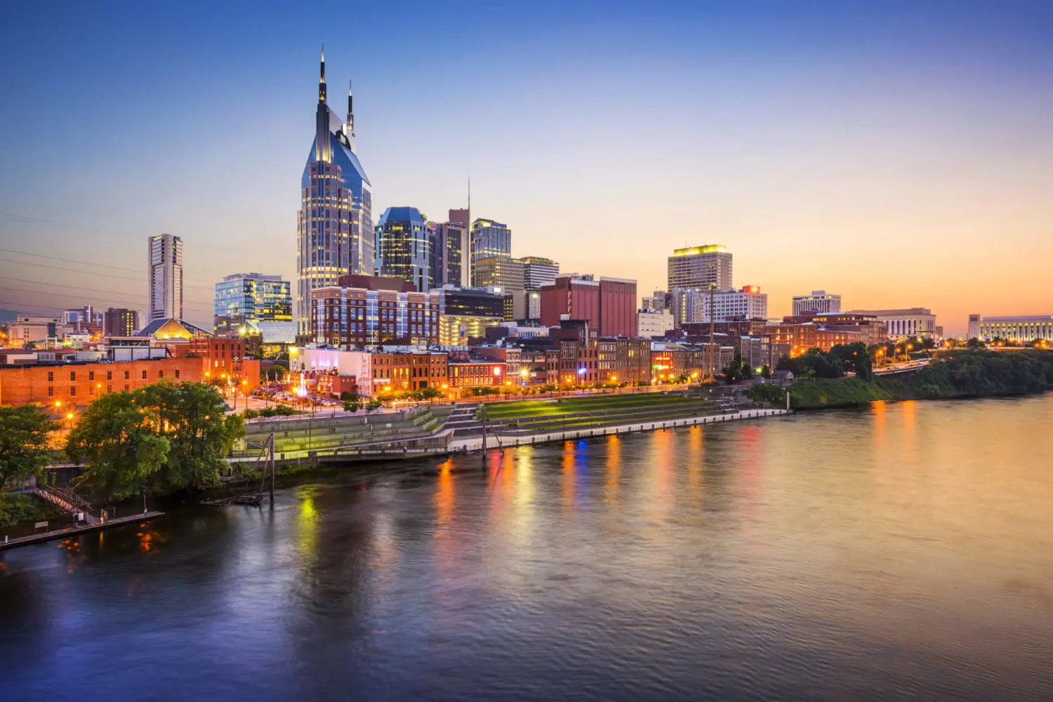 Nashville, Tennessee, USA City Skyline