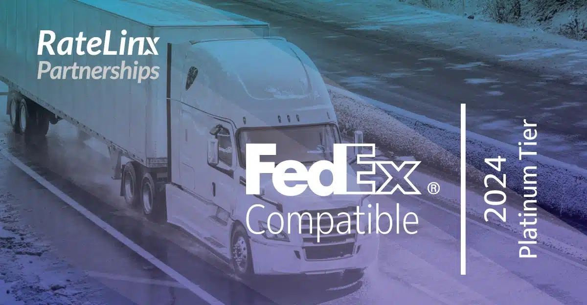 RateLinx is FedEx Compatible Platinum Tier 2024
