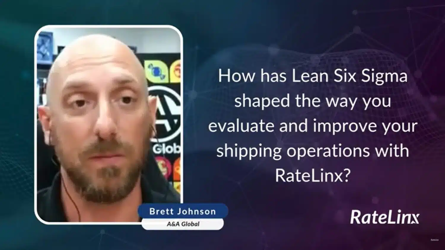 How has Lean Six Sigma shaped the way you evaluate and improve your shipping operations with RateLinx?