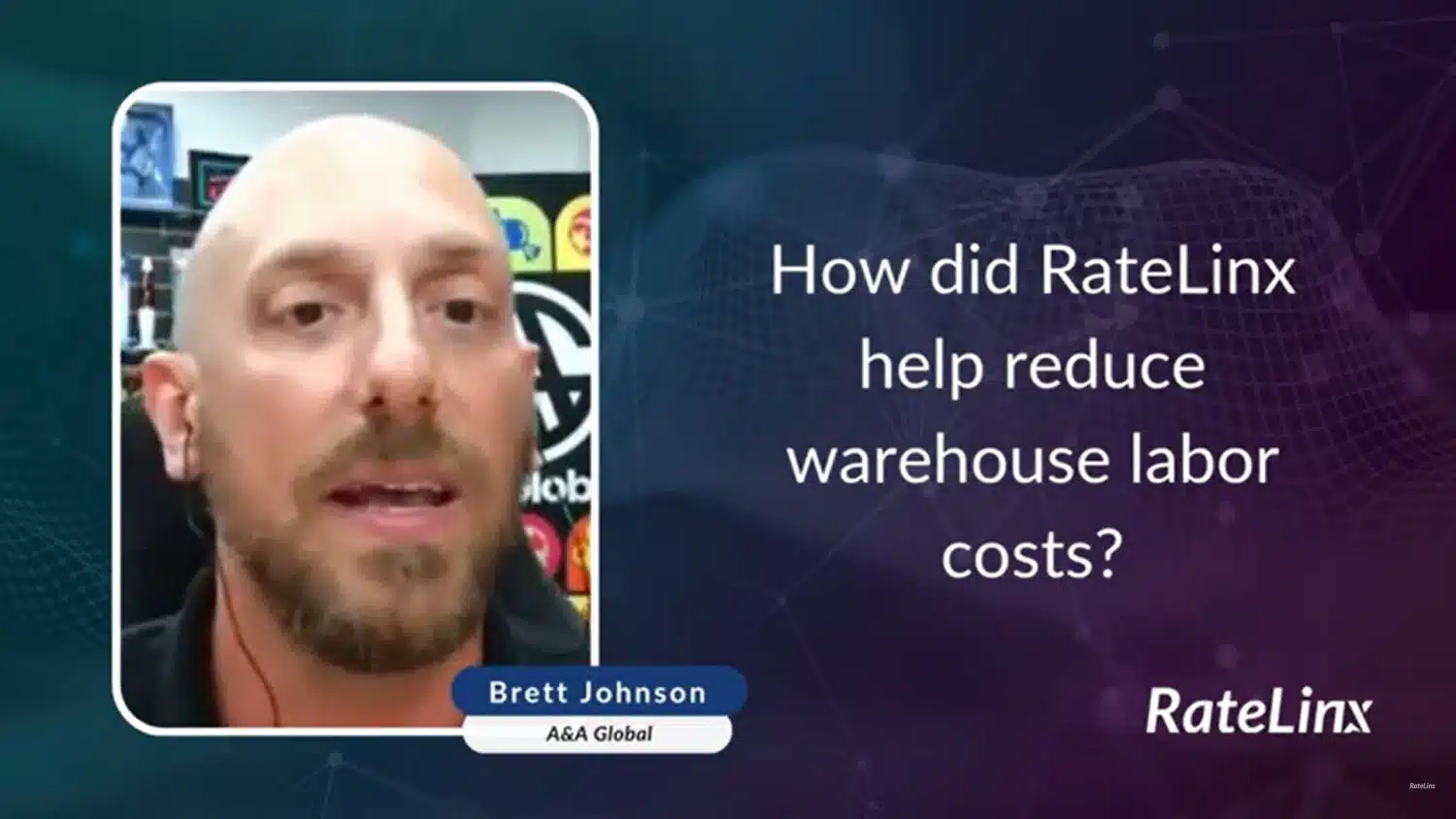 How did RateLinx help reduce warehouse labor costs?
