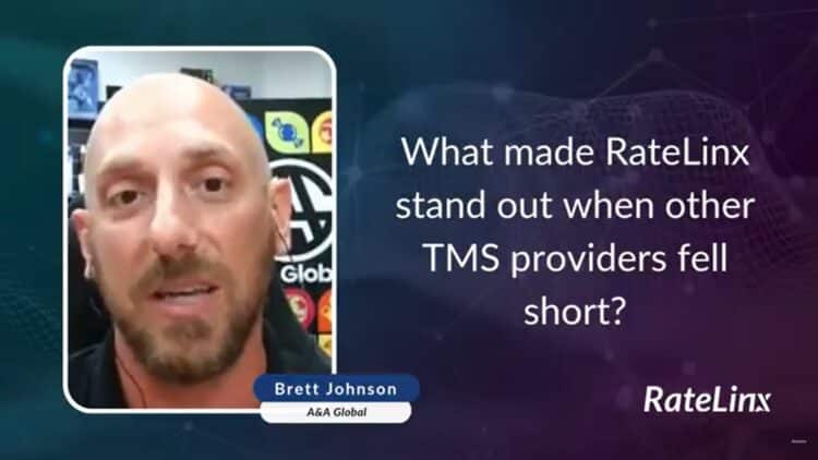 What made RateLinx stand out when other TMS providers fell short?