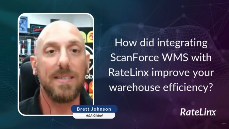 How did integrating ScanForce WMS with RateLinx improve your warehouse efficiency?
