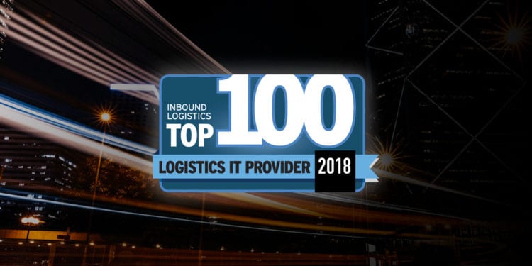 Inbound Logistics Top 100 IT Provider 2018 Logo